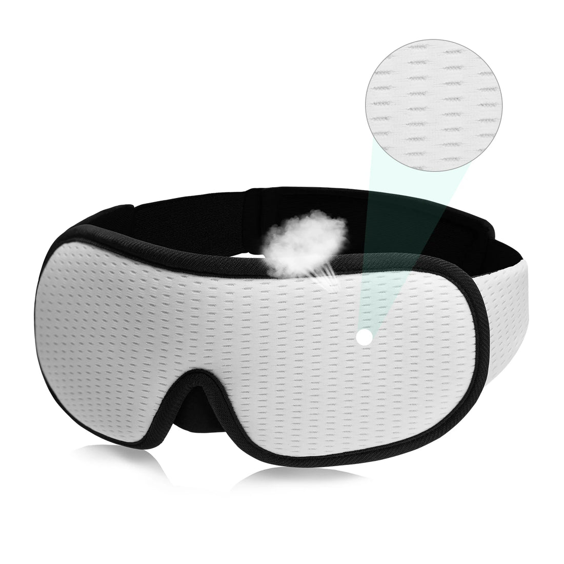 3D Padded Sleep Mask – Soft Eye Shade & Sleeping Aid
