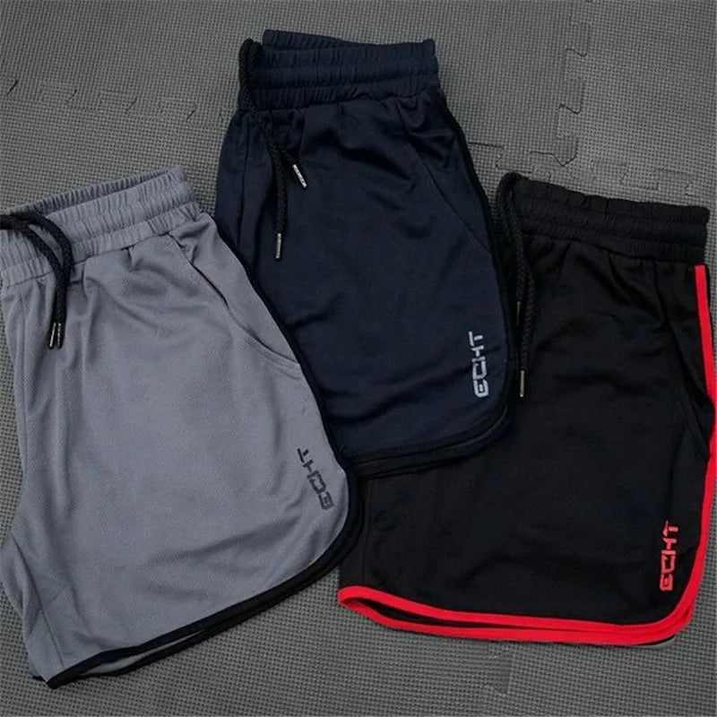 Men’s Summer Running & Gym Shorts – Quick-Dry Mesh Fitness Shorts