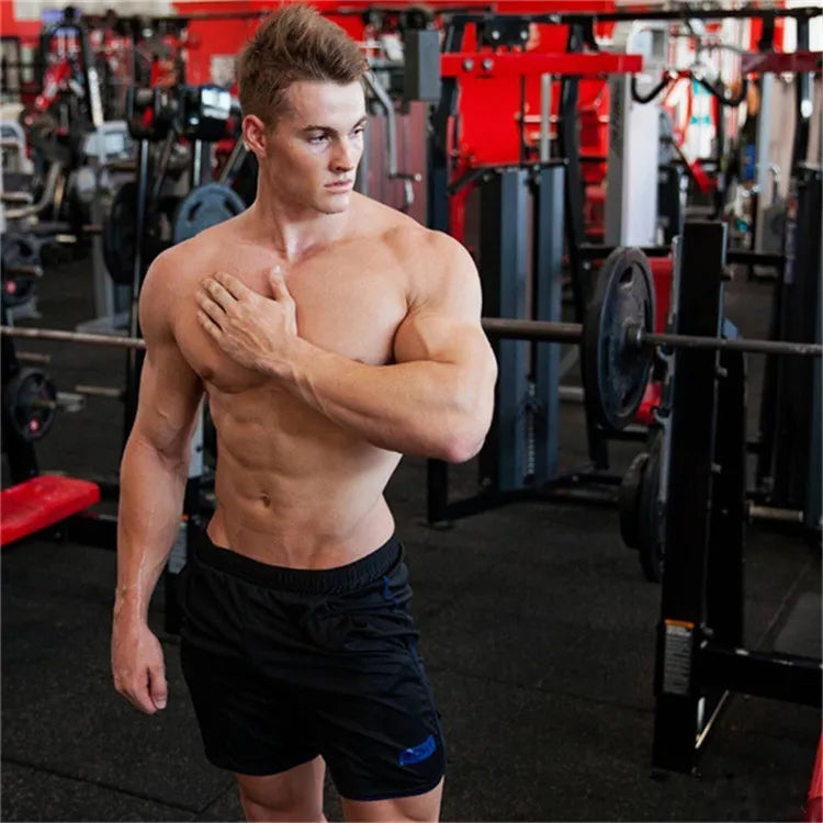 Men’s Summer Running & Gym Shorts – Quick-Dry Mesh Fitness Shorts