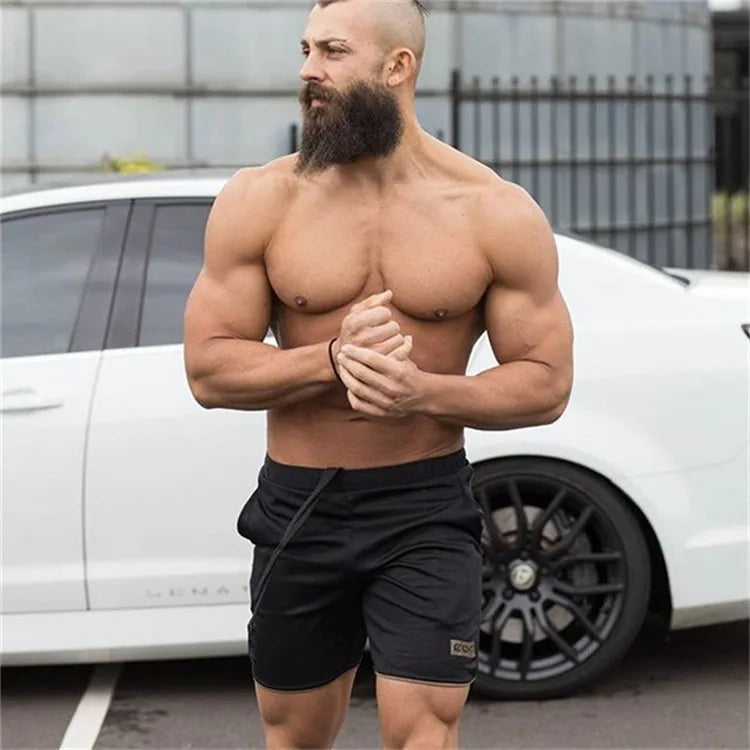 Men’s Summer Running & Gym Shorts – Quick-Dry Mesh Fitness Shorts