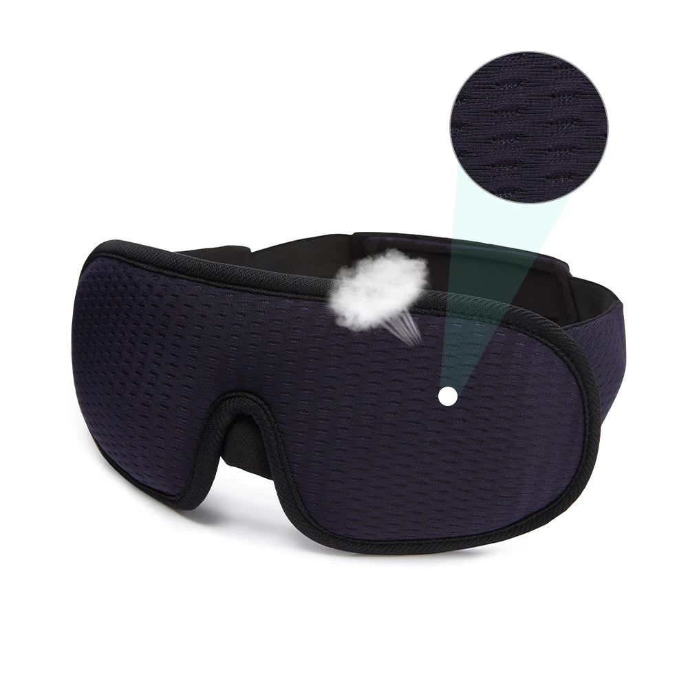 3D Padded Sleep Mask – Soft Eye Shade & Sleeping Aid