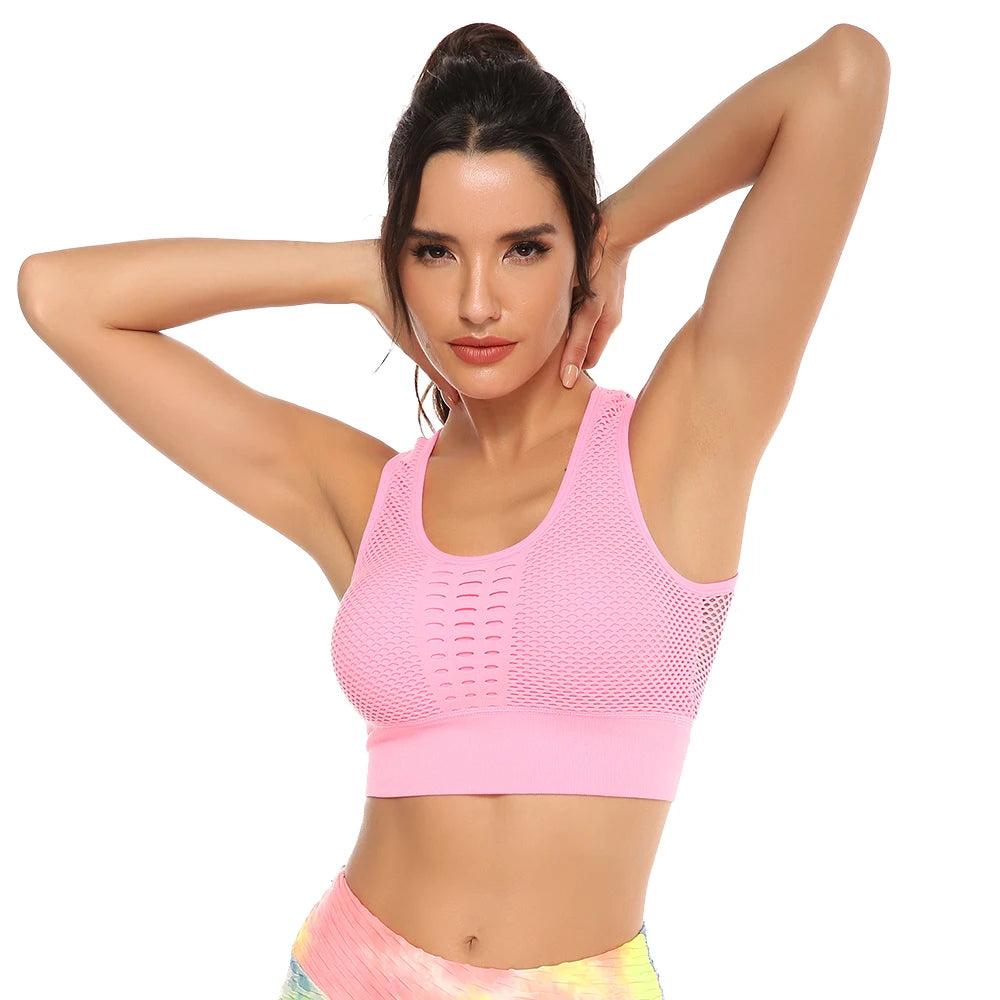 Hot Fitness Women’s Quick-Dry Sports Bra & Yoga Tank Top