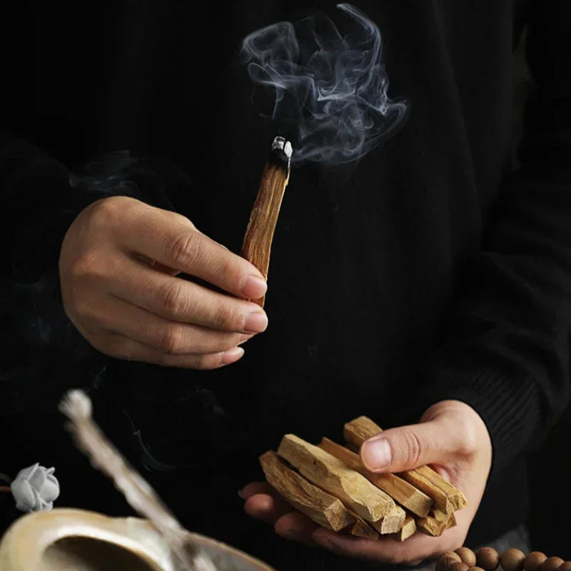Palo Santo Natural Incense Sticks – Aromatherapy & Meditation (10pcs)