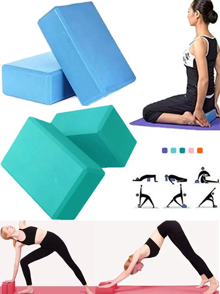 High-Density EVA Yoga Block – Non-Slip Foam Support for Fitness
