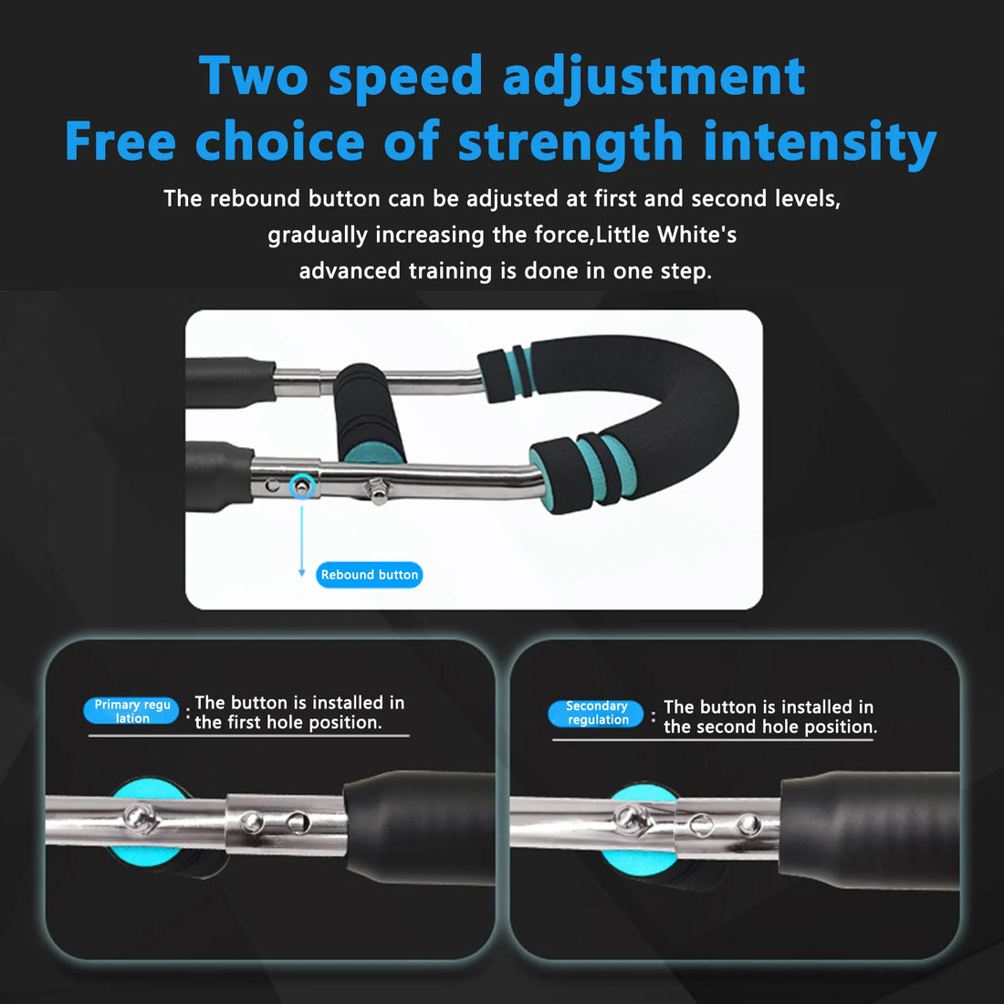 U-Shape Hand Gripper Arm Trainer – Power Twister Bar for Strength Training