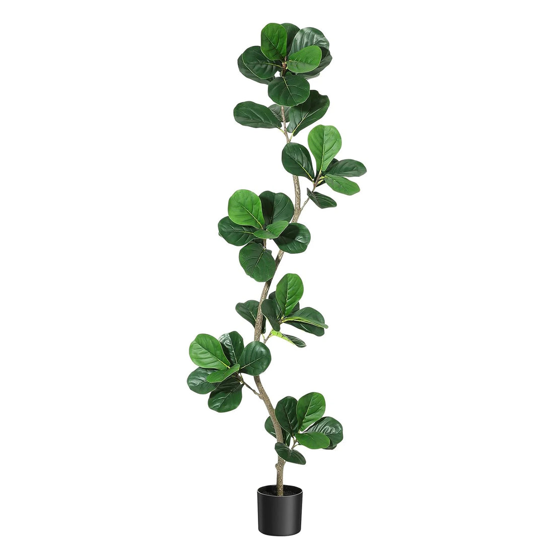 Artificial Fiddle Leaf Fig Tree – Faux Potted Indoor Plant
