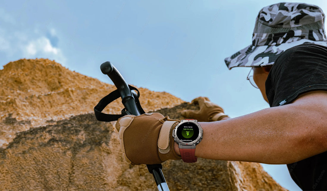 T-Rex 3 GPS Smartwatch – 10ATM Waterproof Military Sports Fitness Watch
