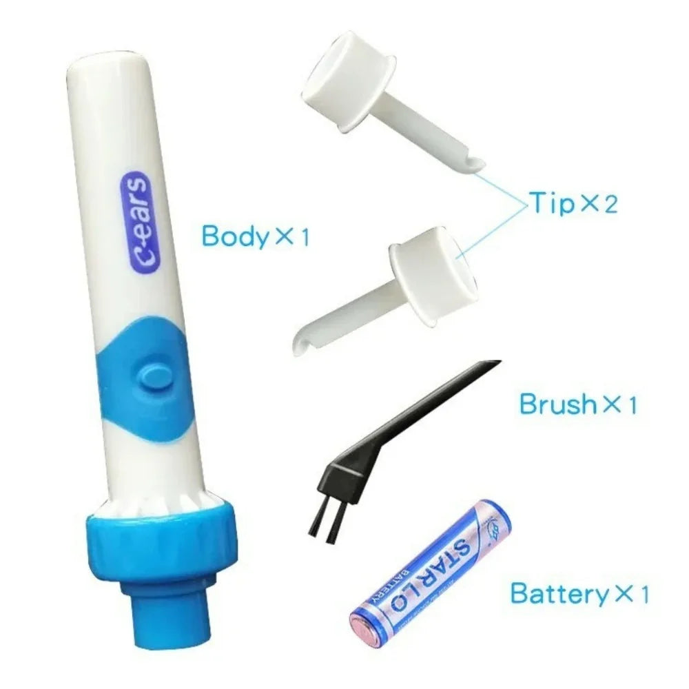 Electric Earpick – Safe Earwax Cleaner for Children & Adults, Ear Care Wax Remover