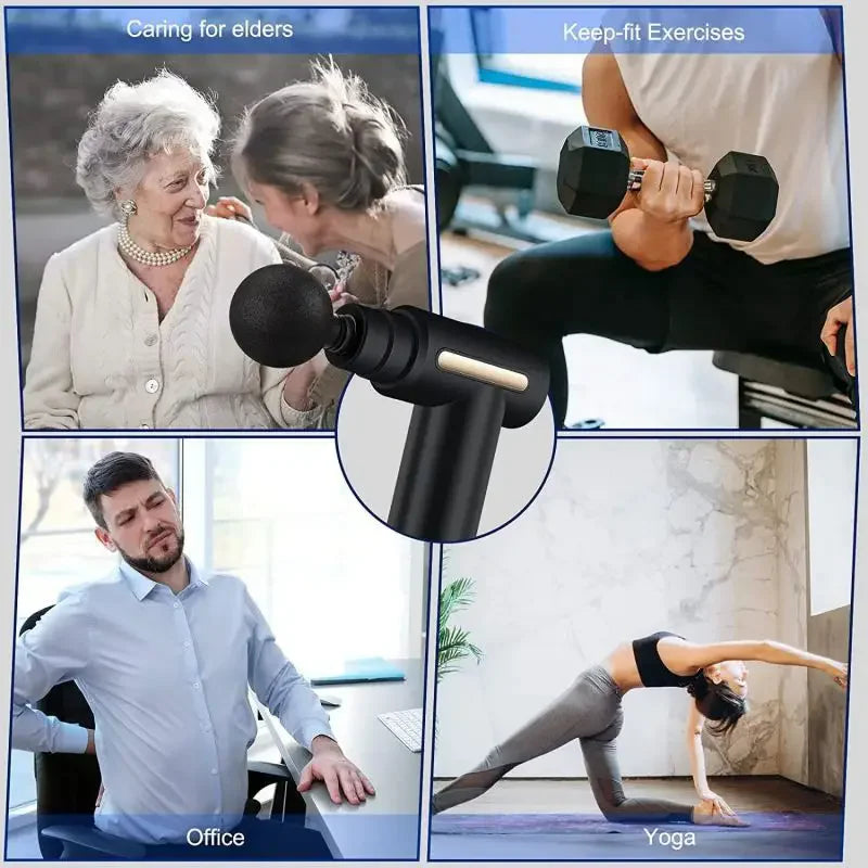 2027 Mini Fascia Massage Gun – Deep Tissue Muscle Relaxer with Adjustable Speed