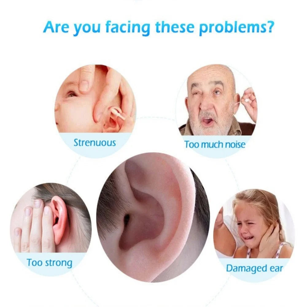 Electric Earpick – Safe Earwax Cleaner for Children & Adults, Ear Care Wax Remover
