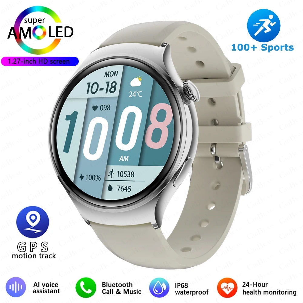 Women’s GPS Smartwatch with NFC, Bluetooth Call & Health Tracking