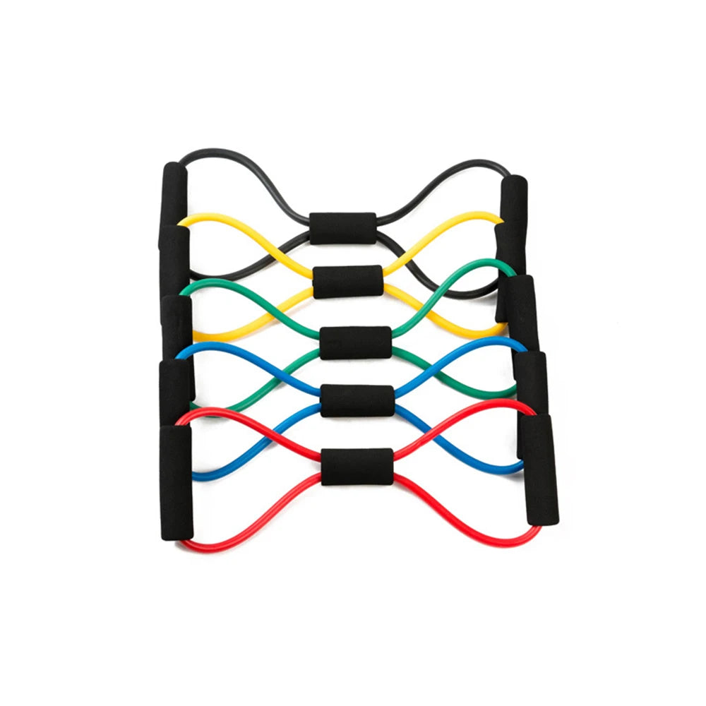 8-Shaped Resistance Band – Chest Expander for Home Fitness & Yoga