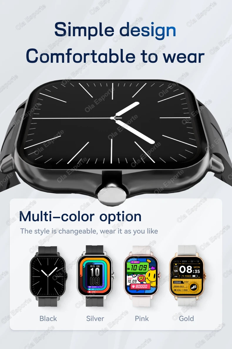 1.83" Waterproof Smartwatch with Call & Sleep Monitoring