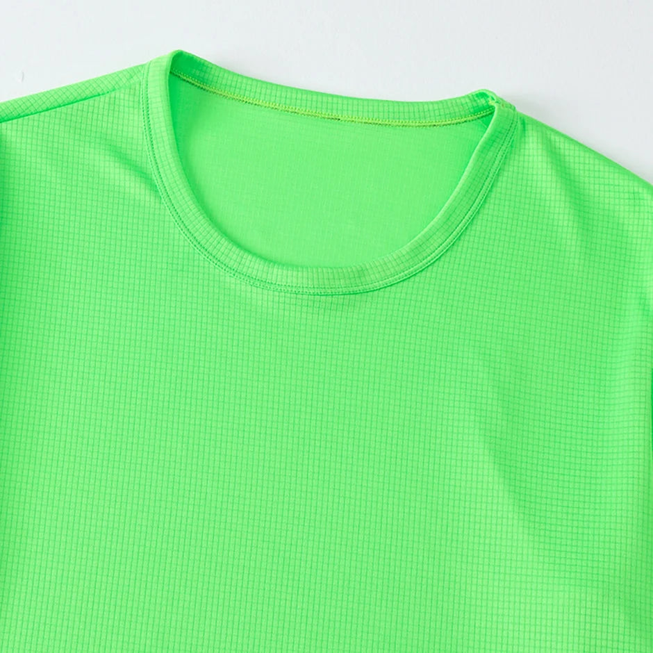 Men’s Waffle Sports Shirt – Short Sleeve Fitness & Training Top (1/5 Pcs)