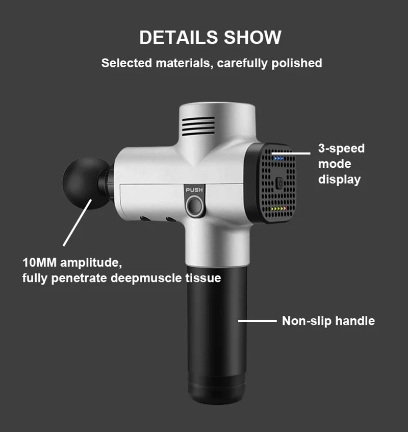 Phoenix A2 Massage Gun – Deep Tissue Muscle Relaxation Therapy Massager