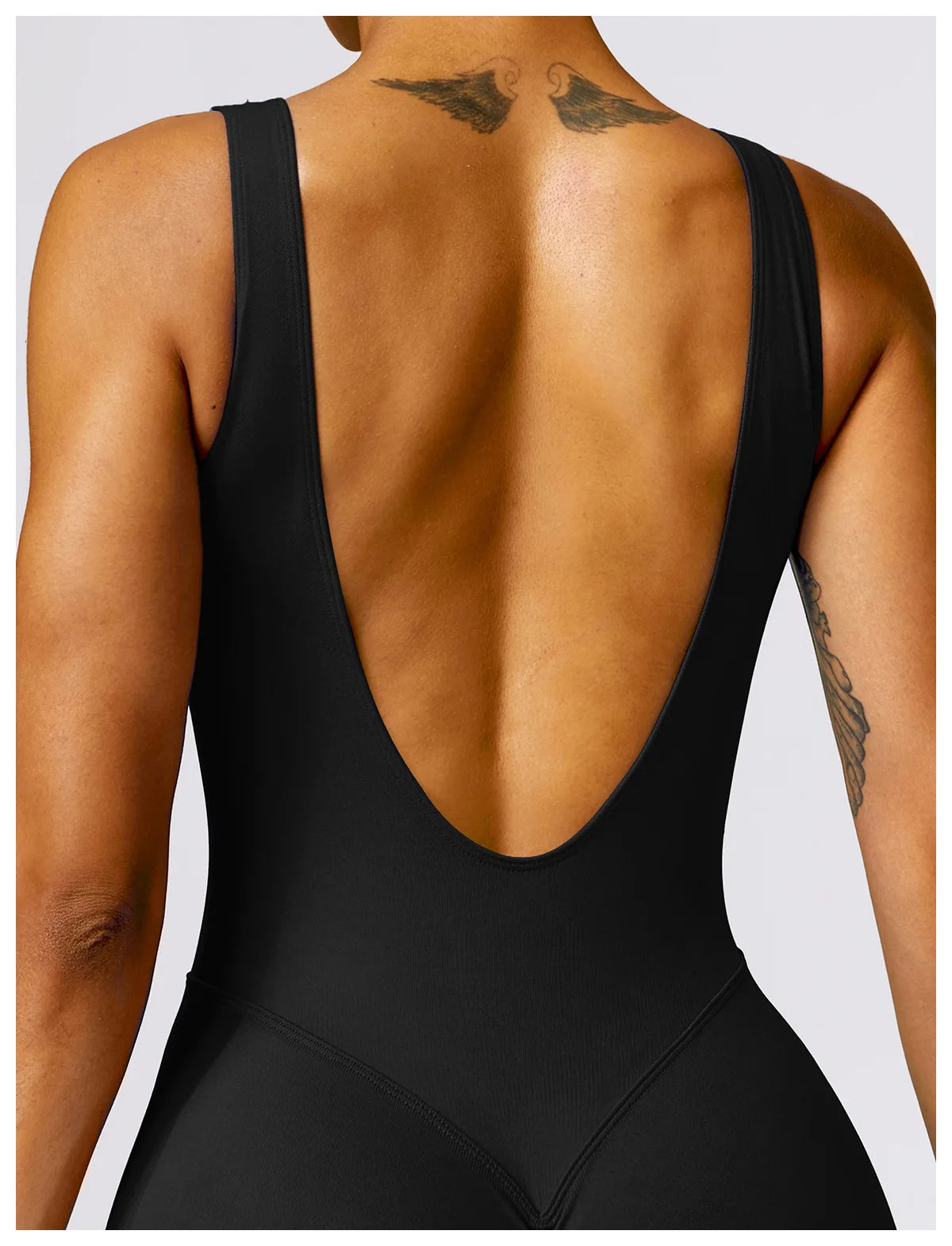 Women’s One-Piece Sporty Jumpsuit – Backless Yoga Suit with Leggings, Gym & Pilates Sportswear