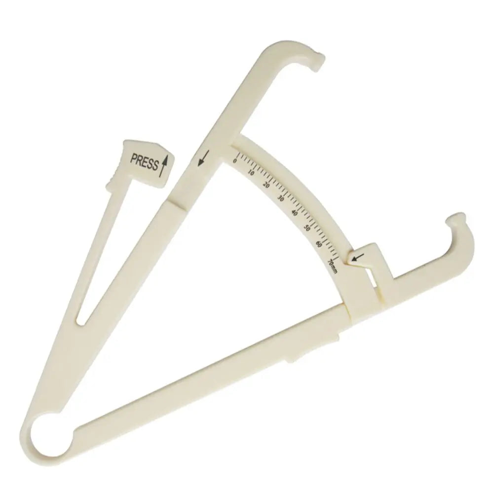 Body Fat Caliper Tester – Skinfold Measurement Tool with Chart (1/3/5 Pcs)