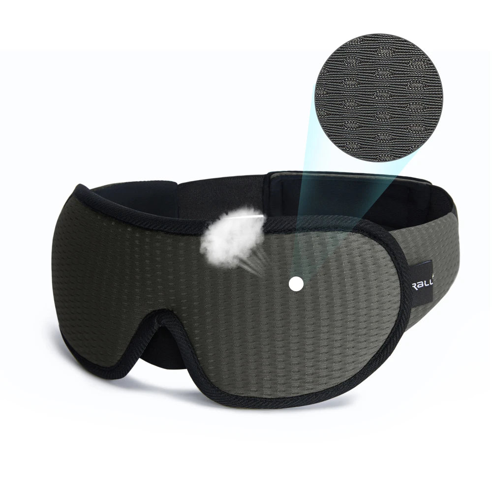 3D Padded Sleep Mask – Soft Eye Shade & Sleeping Aid