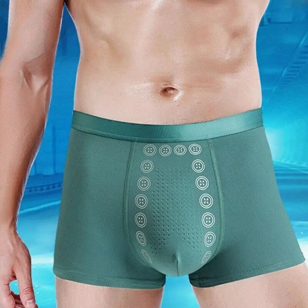Energy Field Therapy Men’s Underwear – Breathable Magnetic Therapy Slim Briefs, Elastic Polyester Fibre