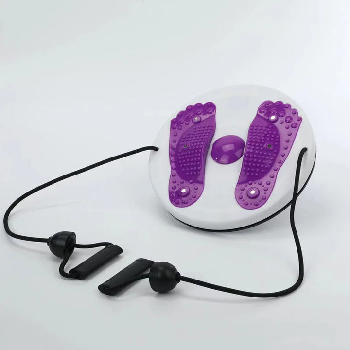 Portable Waist Twisting Disc – Magnetic Foot & Torsion Fitness Equipment