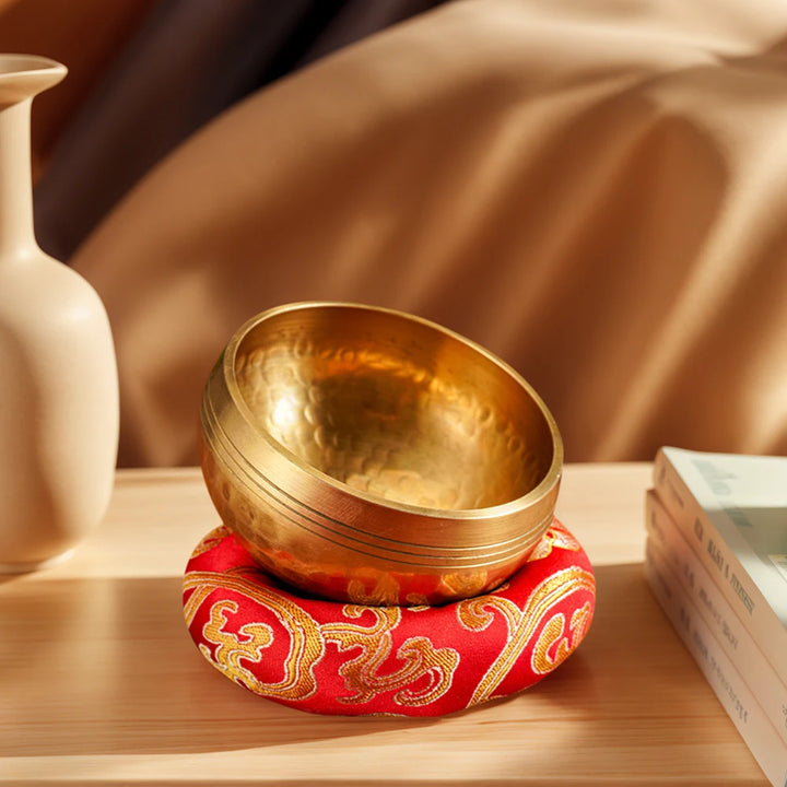 Tibetan Singing Bowl Set for Meditation, Yoga & Sound Healing Therapy
