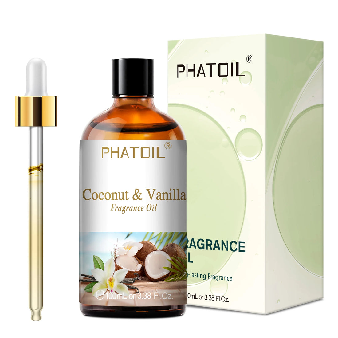 PHATOIL 100ml Aromatherapy Oil – Fragrance Essential Oil with Dropper