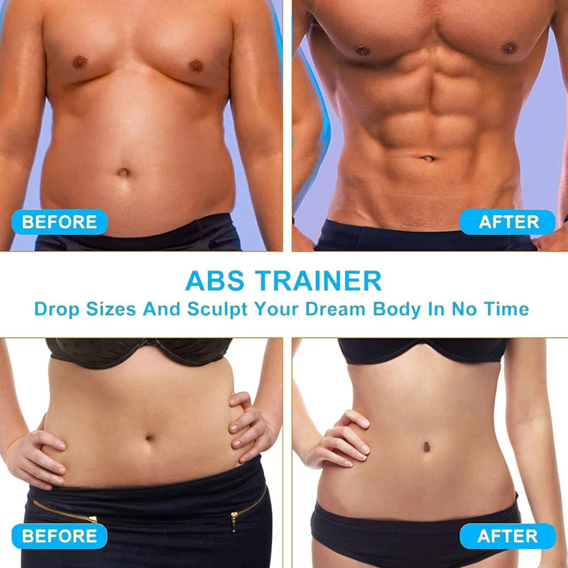 EMS Abdominal Toning Belt – Smart Muscle Stimulator & Body Shaper