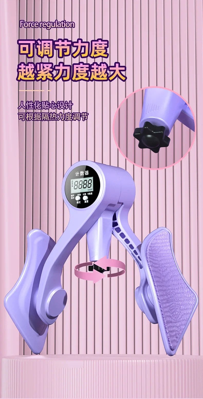 Digital Counter Hip Trainer – Adjustable Pelvic Floor & Inner Thigh Exerciser for Leg Strength and Fitness Training