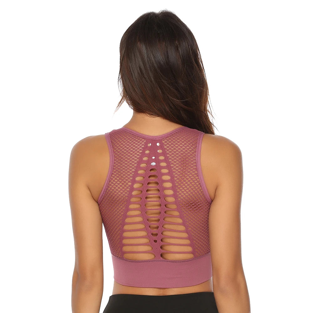 Hot Fitness Women’s Quick-Dry Sports Bra & Yoga Tank Top