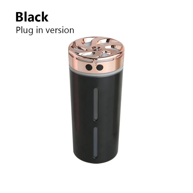 300ml Car Air Humidifier with Night Light & Aroma Diffuser