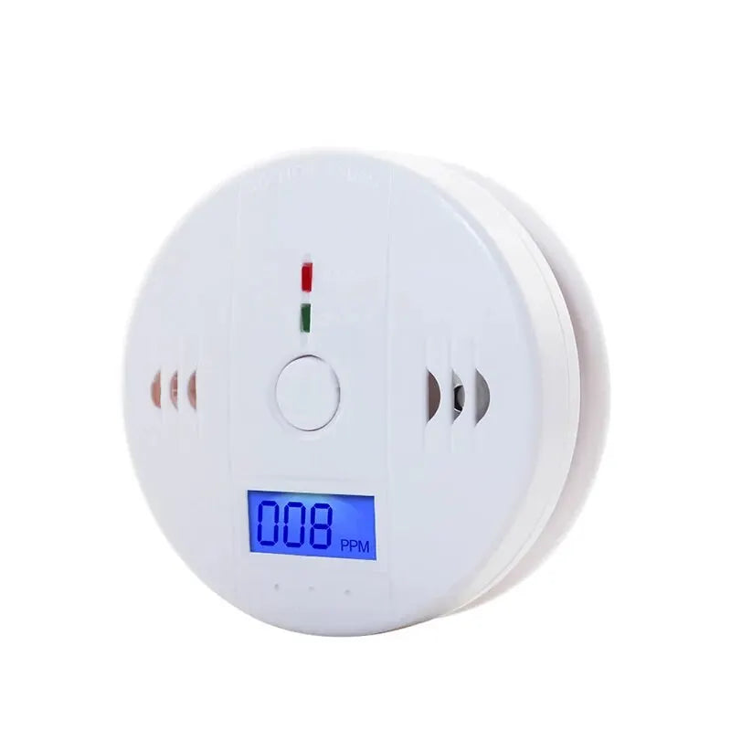 Independent CO Alarm Sensor – Carbon Monoxide Detector with LCD Display & 85dB High-Sensitivity Warning for Home & Hotel