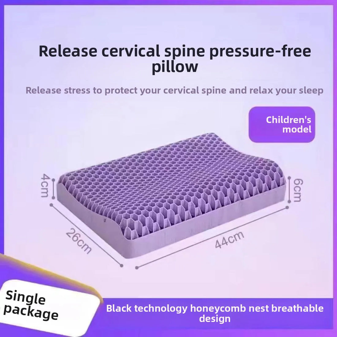 TPE Memory Foam Cervical Pillow – Orthopedic Neck & Shoulder Support