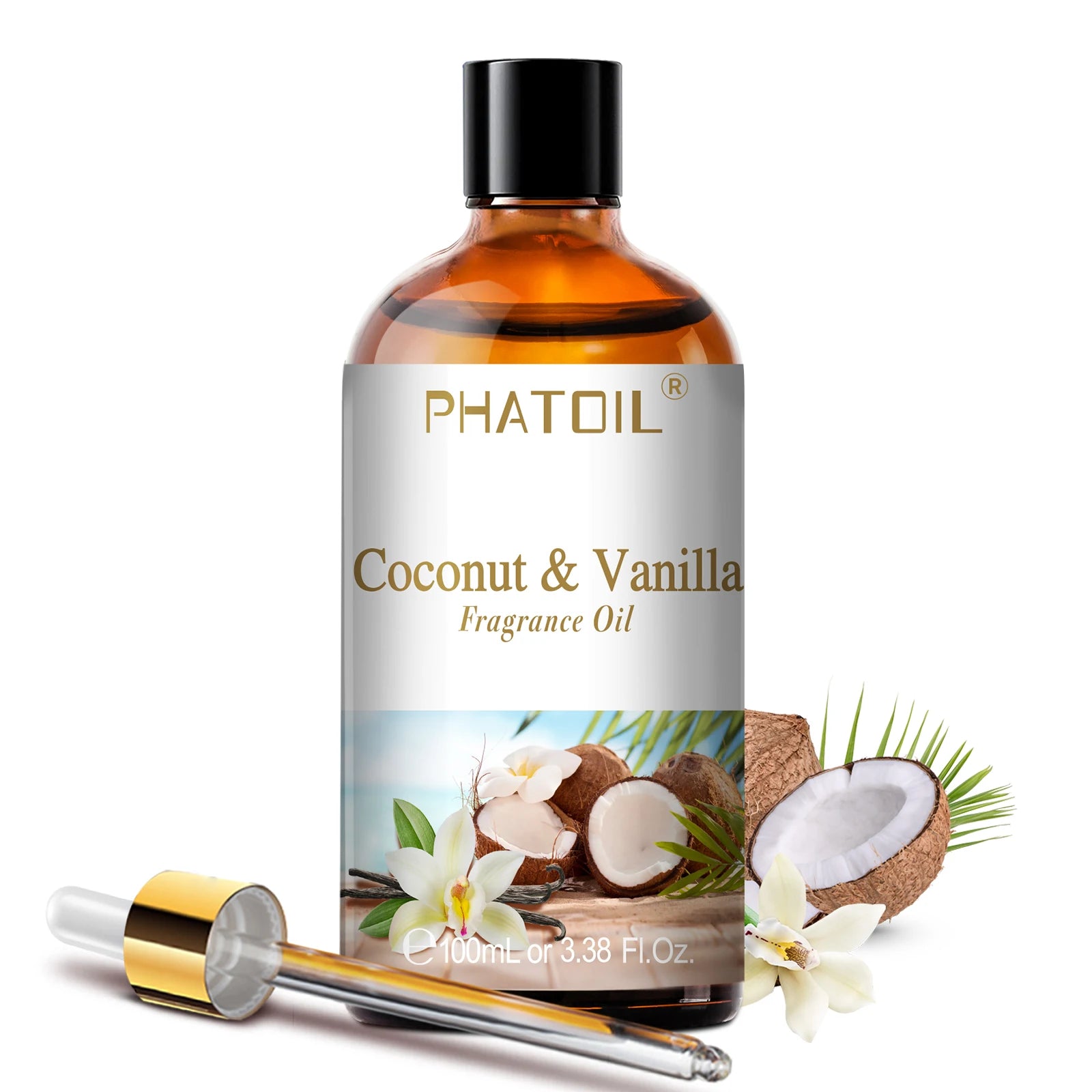 PHATOIL 100ml Aromatherapy Oil – Fragrance Essential Oil with Dropper