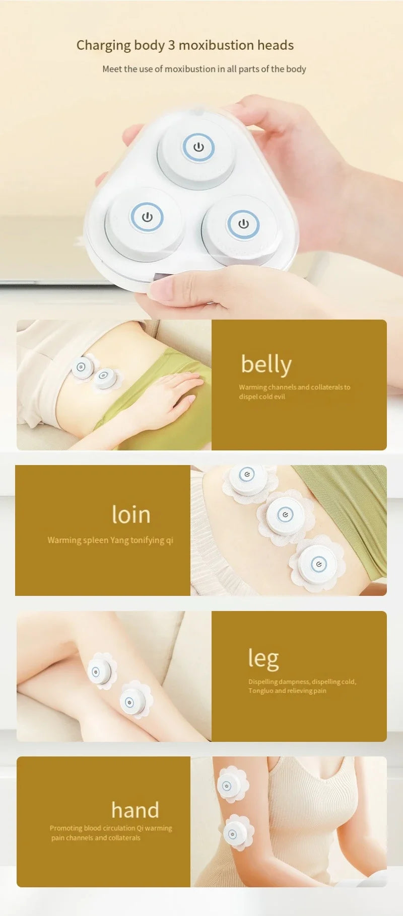 Smart Smoke-Free Moxibustion Device – Portable Heat Therapy Box