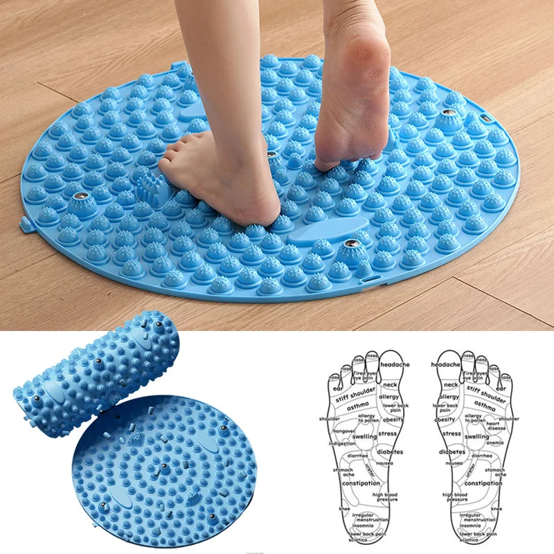 Foot Acupressure Massage Mat – Muscle Relaxation & Reflexology Mat for Home Fitness, Yoga, Pilates & Foot Training
