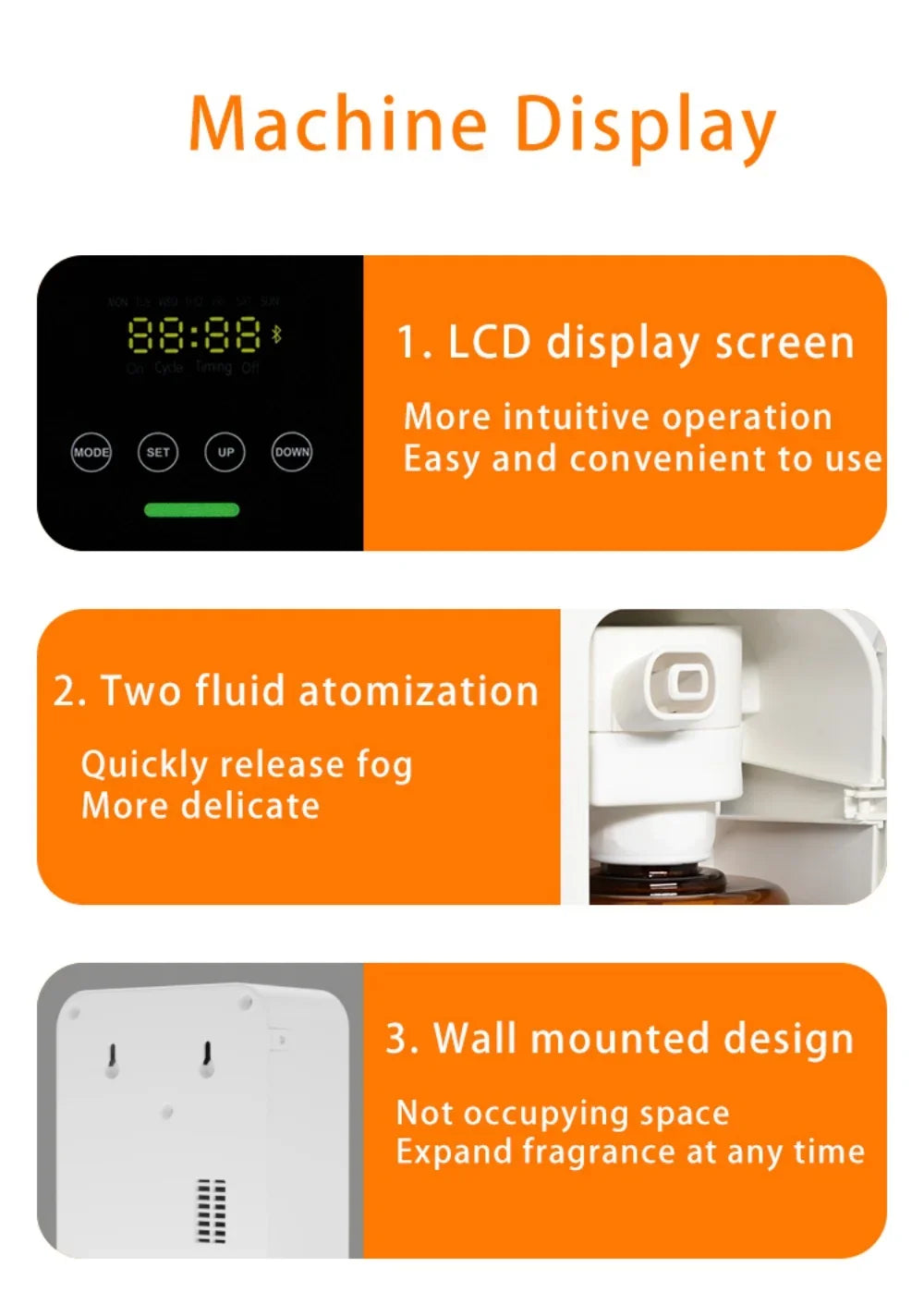 500ml Electric Aroma Diffuser – Waterless Scent Machine, Essential Oil Air Freshener for Home & Office (Covers up to 1000m³)