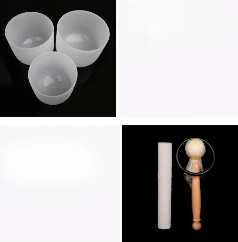 Crystal Singing Bowl – Quartz Sound Therapy Instrument for Yoga, Meditation, Spiritual Healing & Relaxation