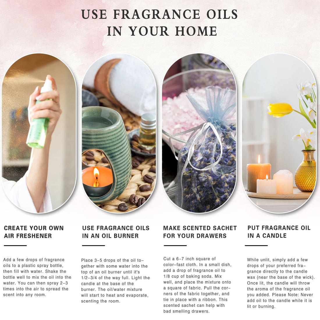 PHATOIL 100ml Aromatherapy Oil – Fragrance Essential Oil with Dropper