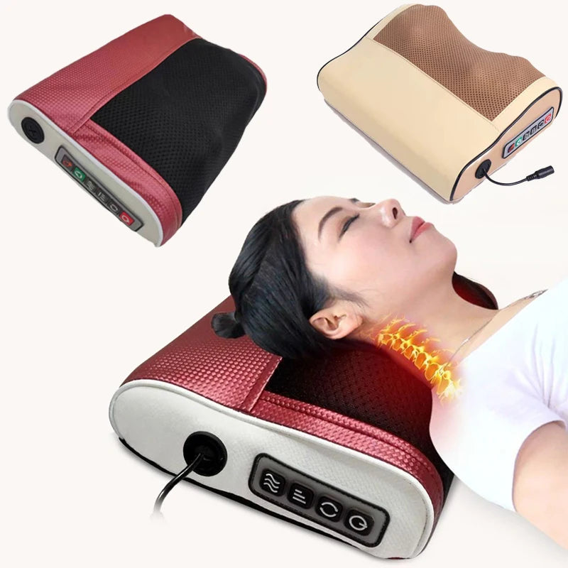 Multi-Functional Neck & Shoulder Massager – Adjustable Kneading Back Massager with Hot Compress for Home Use