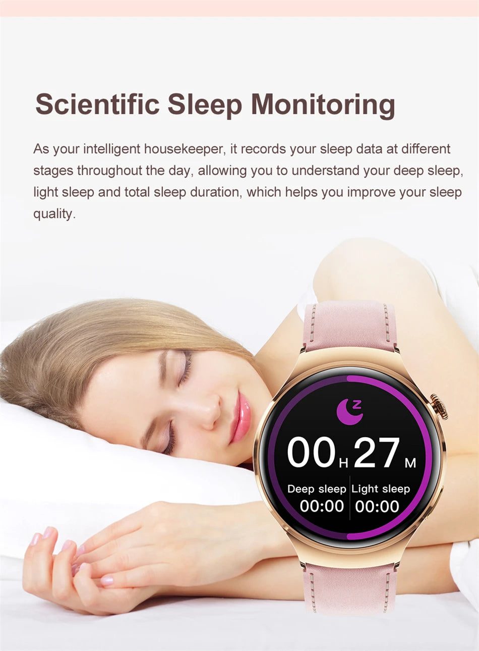 Women’s GPS Smartwatch with NFC, Bluetooth Call & Health Tracking