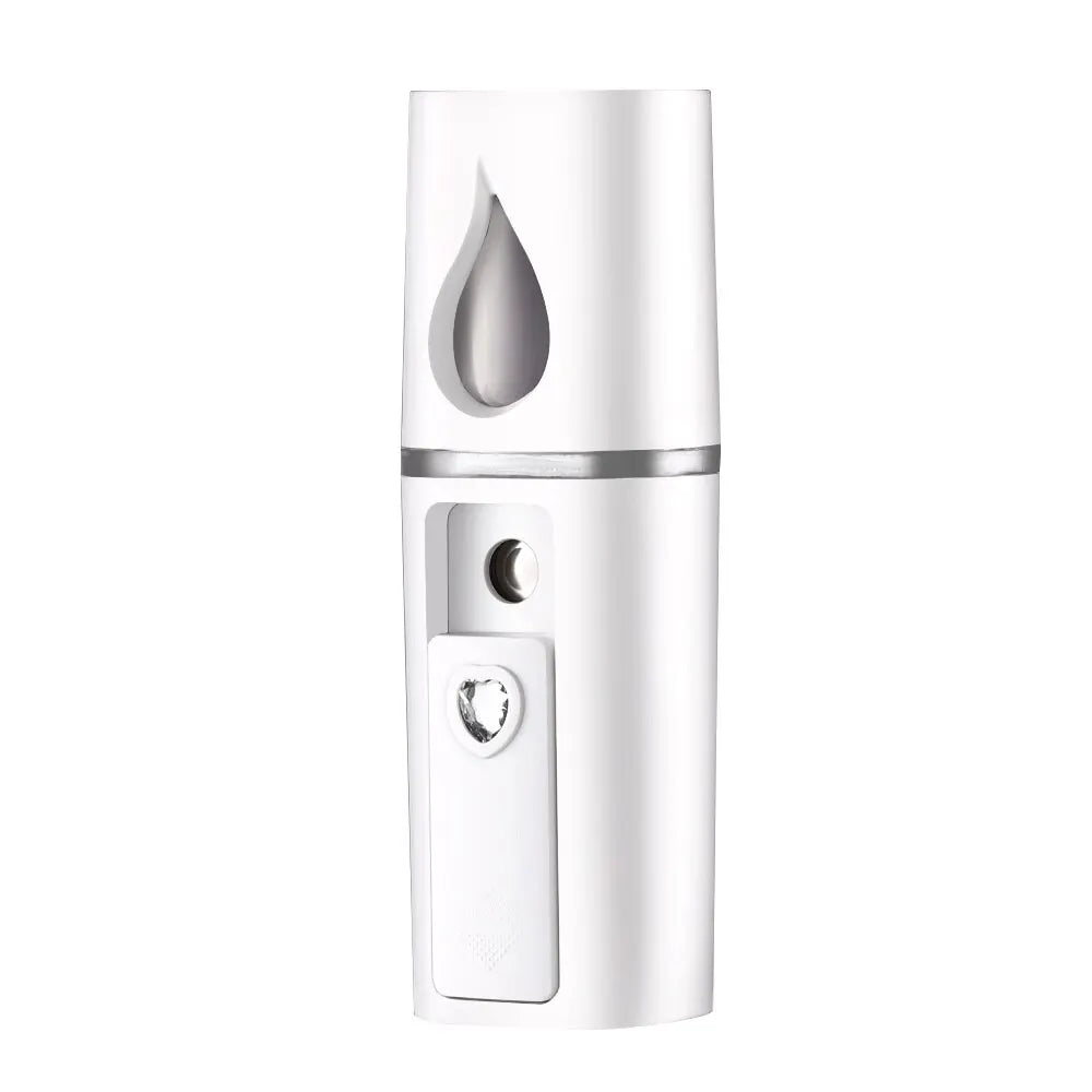 Mini Nano Mist Sprayer – USB Rechargeable Facial Humidifier & Steamer