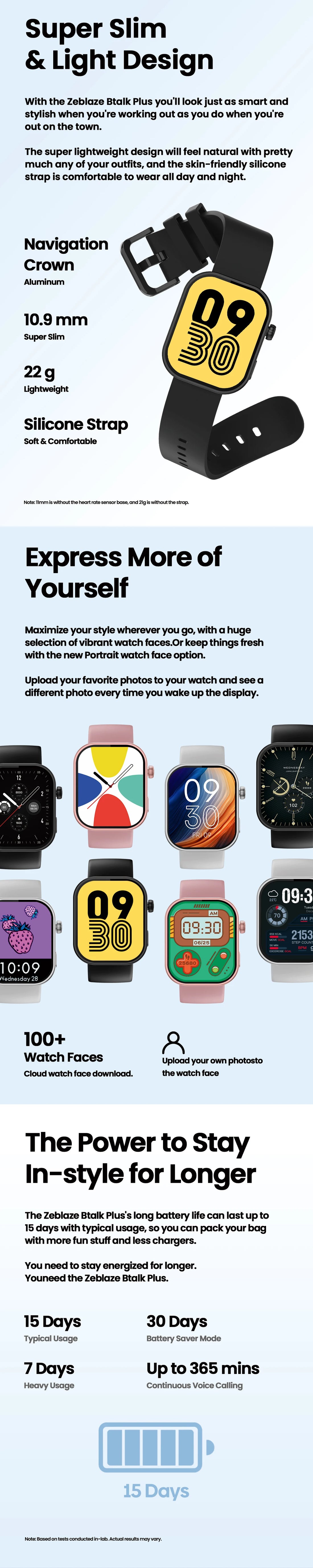 Zeblaze Btalk Plus Smartwatch – 2.03" HD Voice Calling & Fitness Tracker
