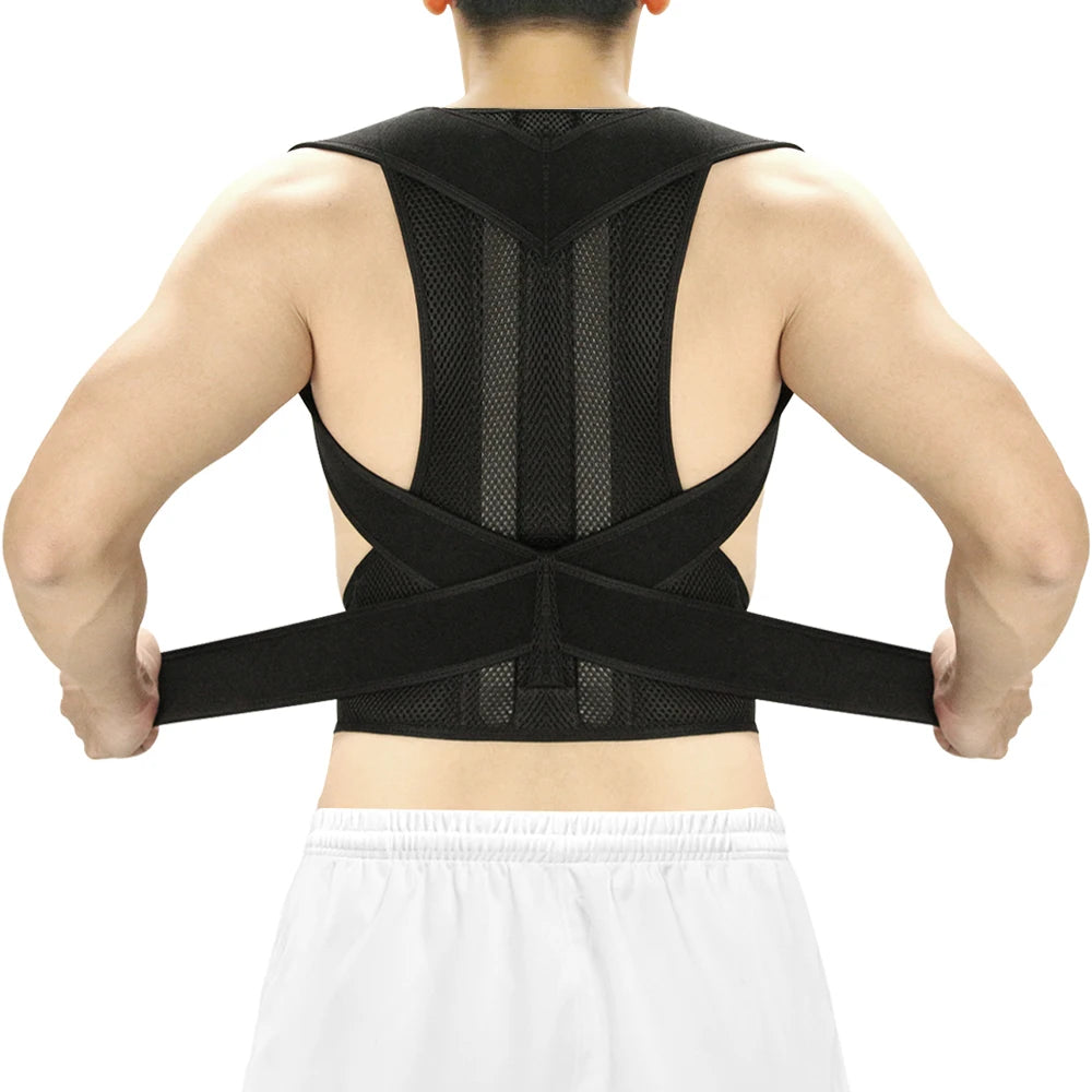 Upper Back Posture Corrector – Adjustable Clavicle & Shoulder Support Brace