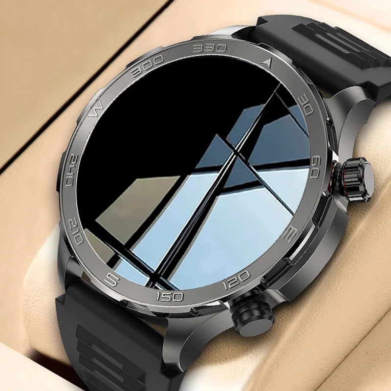 Men’s Smartwatch – AMOLED HD, Bluetooth Call, NFC & GPS