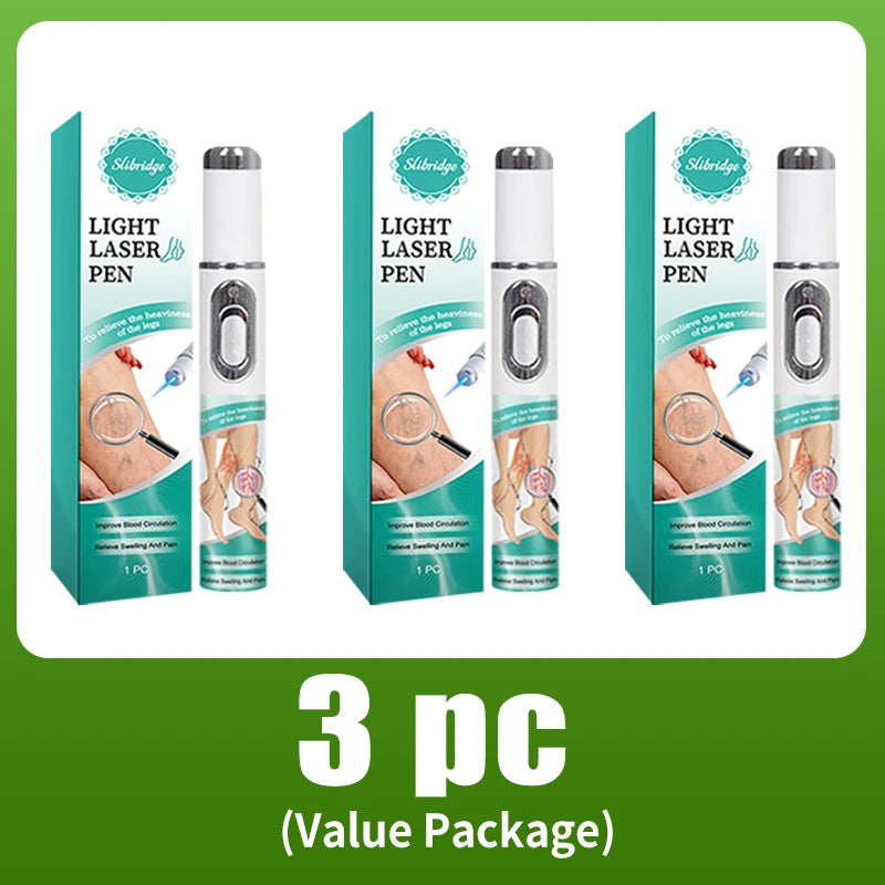 Leg Care Blue Light Therapy Pen – Varicose Vein Treatment Tool, 2025 Hot Sale