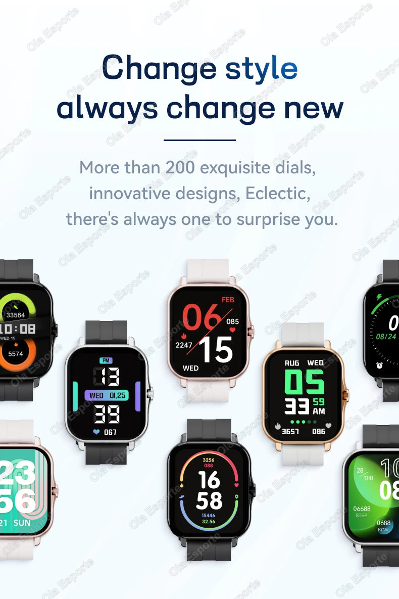 1.83" Waterproof Smartwatch with Call & Sleep Monitoring