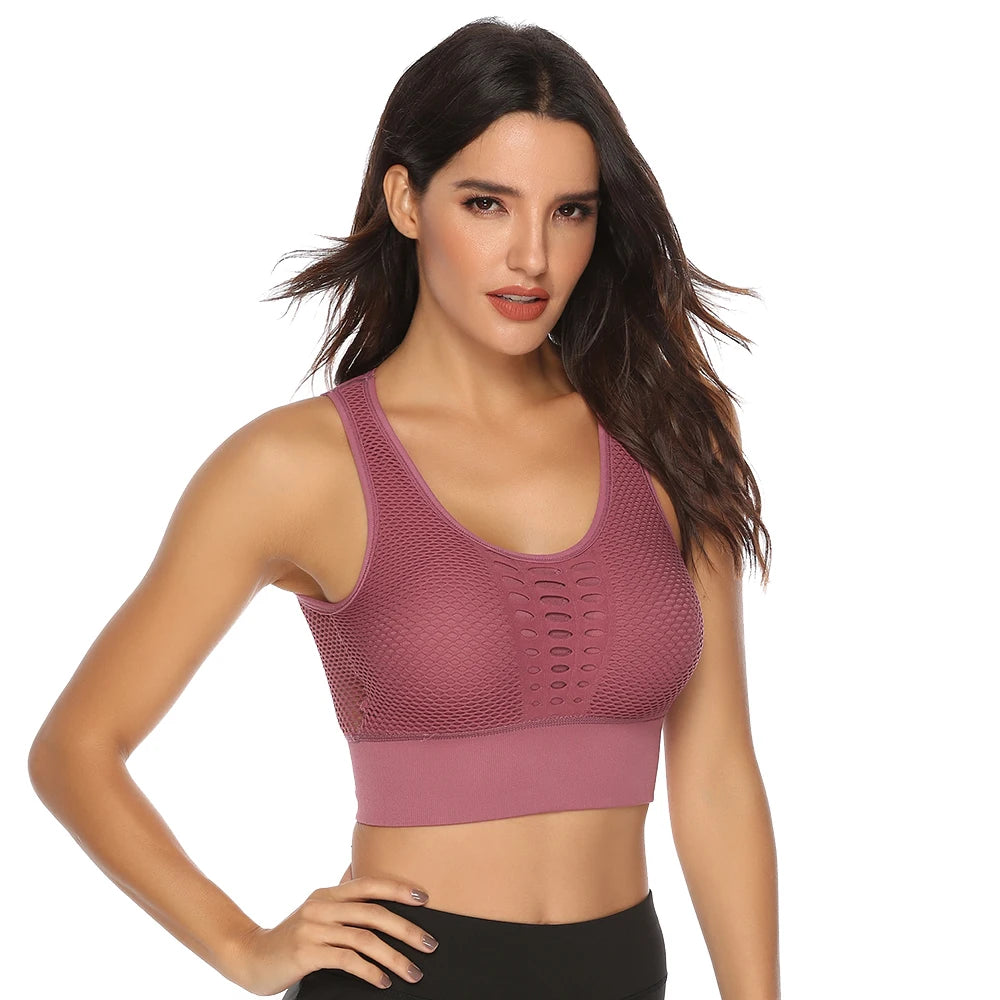 Hot Fitness Women’s Quick-Dry Sports Bra & Yoga Tank Top