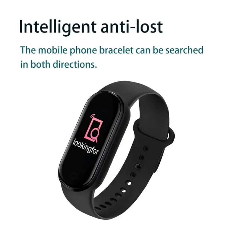M6 Smart Watch – Waterproof Fitness Tracker with Heart & BP Monitor