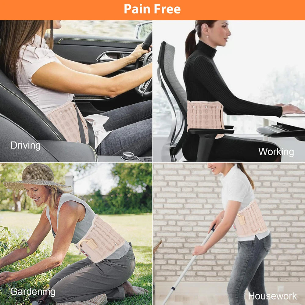 Adjustable Inflatable Lumbar Traction Belt – Spine & Back Support