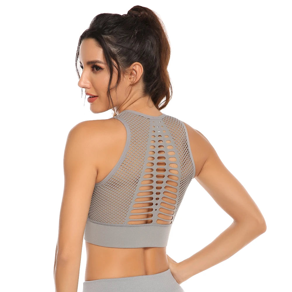 Hot Fitness Women’s Quick-Dry Sports Bra & Yoga Tank Top